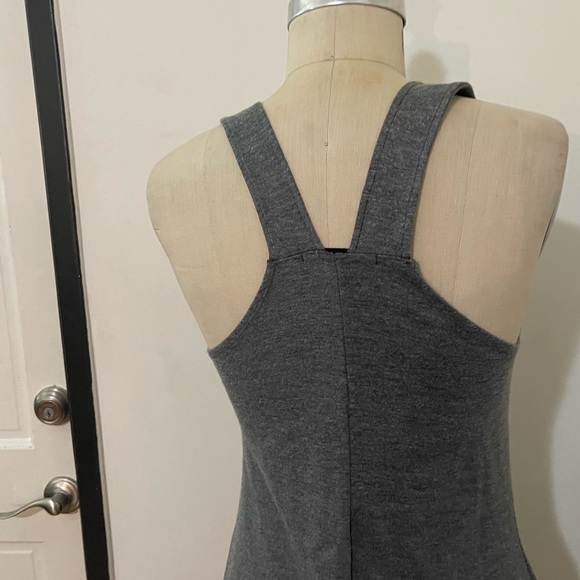 Zoya Gray Buttoned Jumper Dress - Picture 6 of 6